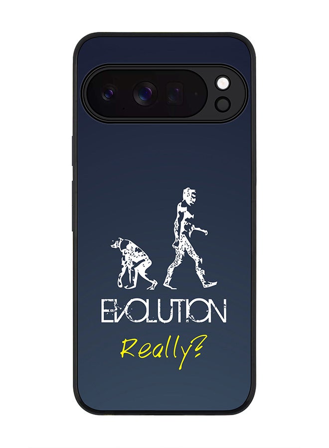 For Google Pixel 10 Pro XL Case,Slim fit Camera Protection, Shockproof Thin Phone cover  - Evolution, Really (Grey)